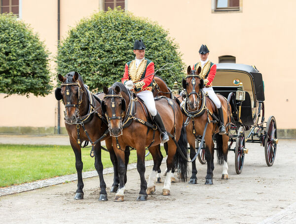 Filmaufnahmen für Schloss Augustusburg