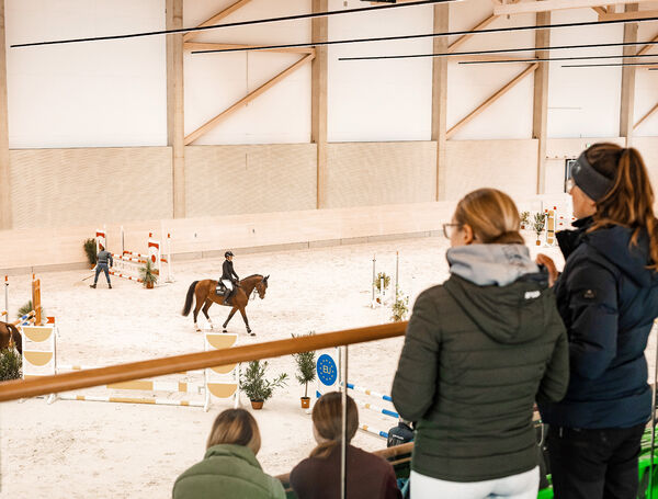 Freies Training in der neuen Reithalle