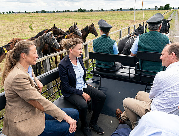 Besuch Staatsminister Hauptgestüt Graditz