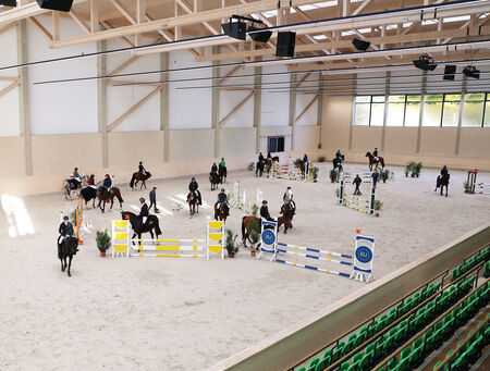 Erstes Jungpferdeturnier Reithalle Moritzburg